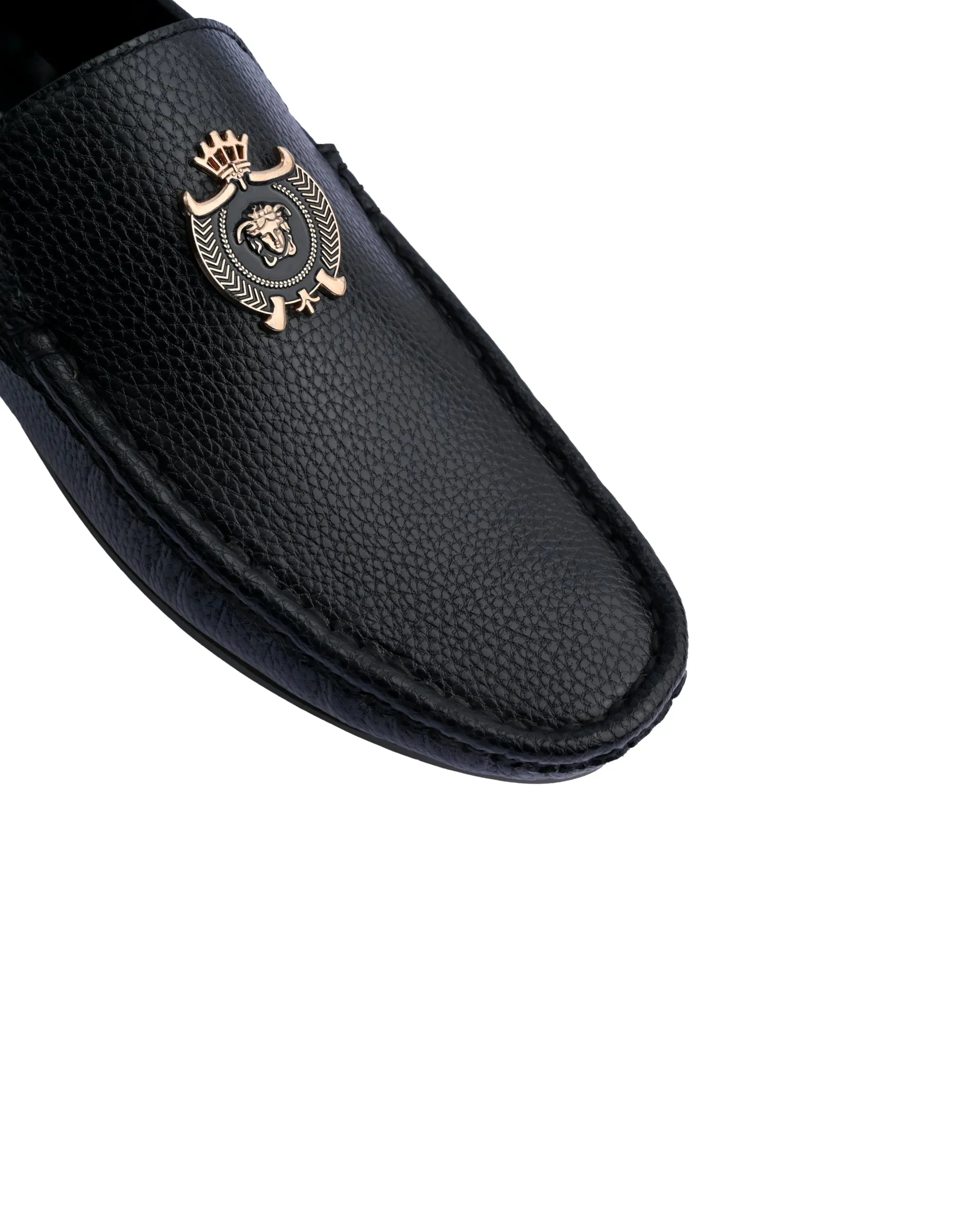 EX-8010-Black-Men Driving Moccasins
