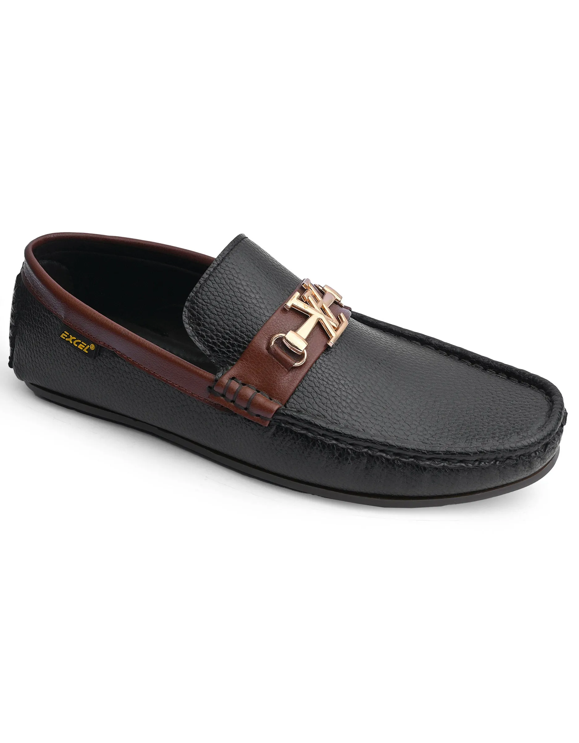 EX-8014-Black-Men Driving Moccasins