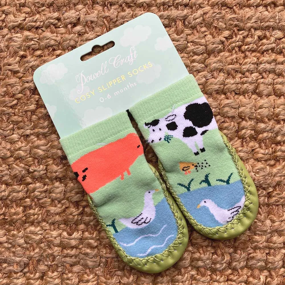 Farmyard Moccasin Slippers