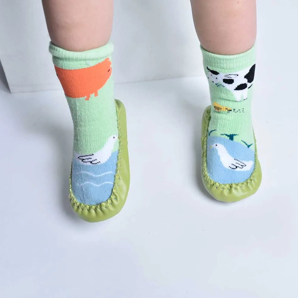 Farmyard Moccasin Slippers