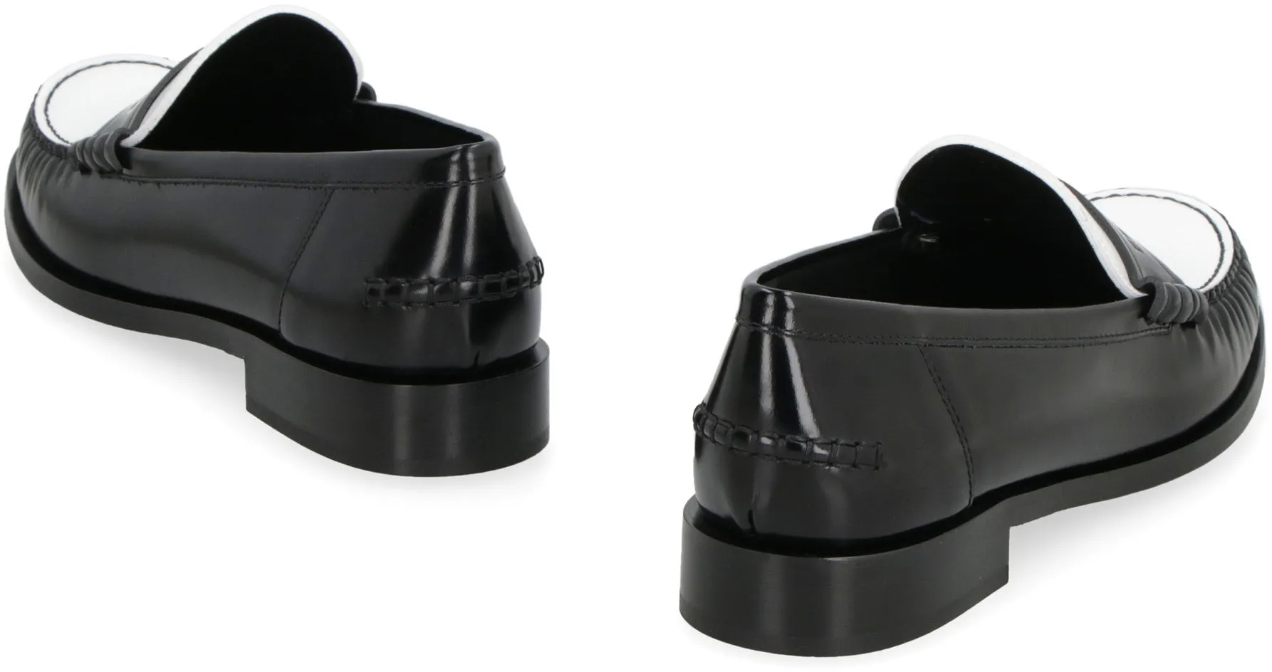 Ferragamo Black Leather Loafers for Women from FW23 Collection