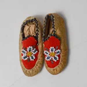 Floral Doll Moccasins