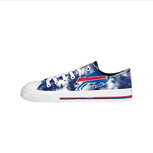 FOCO Buffalo Bills NFL Womens Low Top Tie Dye Canvas Shoes - 9