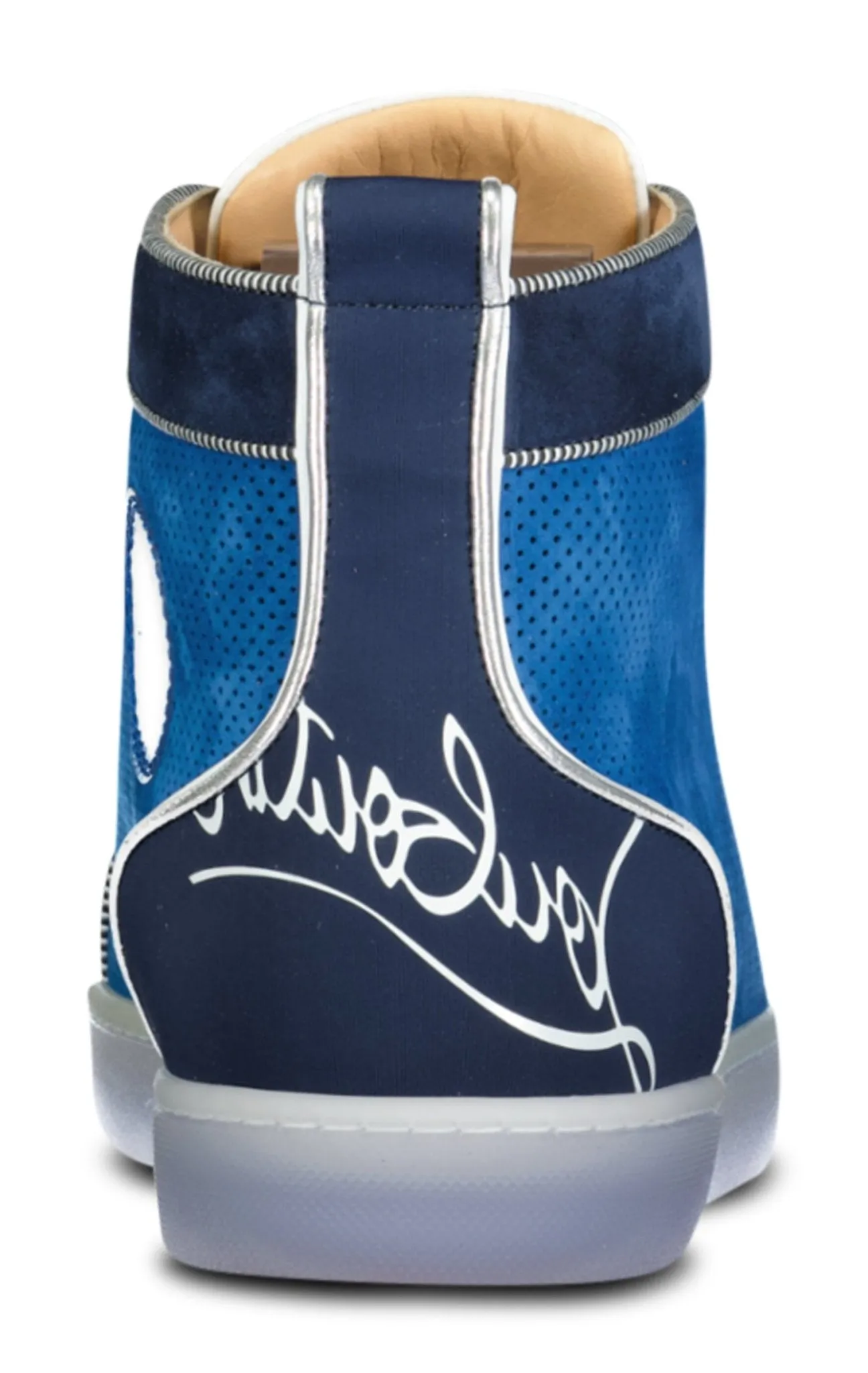 'Fun' High Top Sneakers Navy