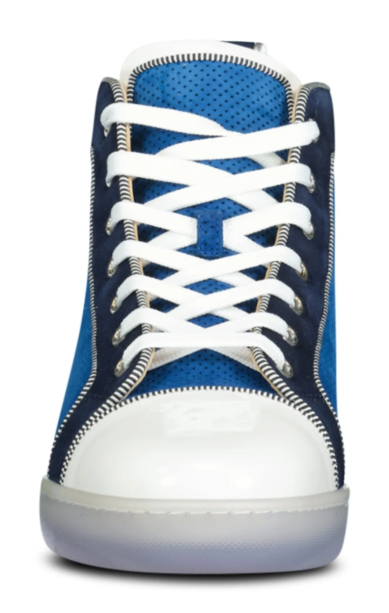 'Fun' High Top Sneakers Navy