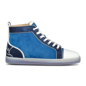 'Fun' High Top Sneakers Navy