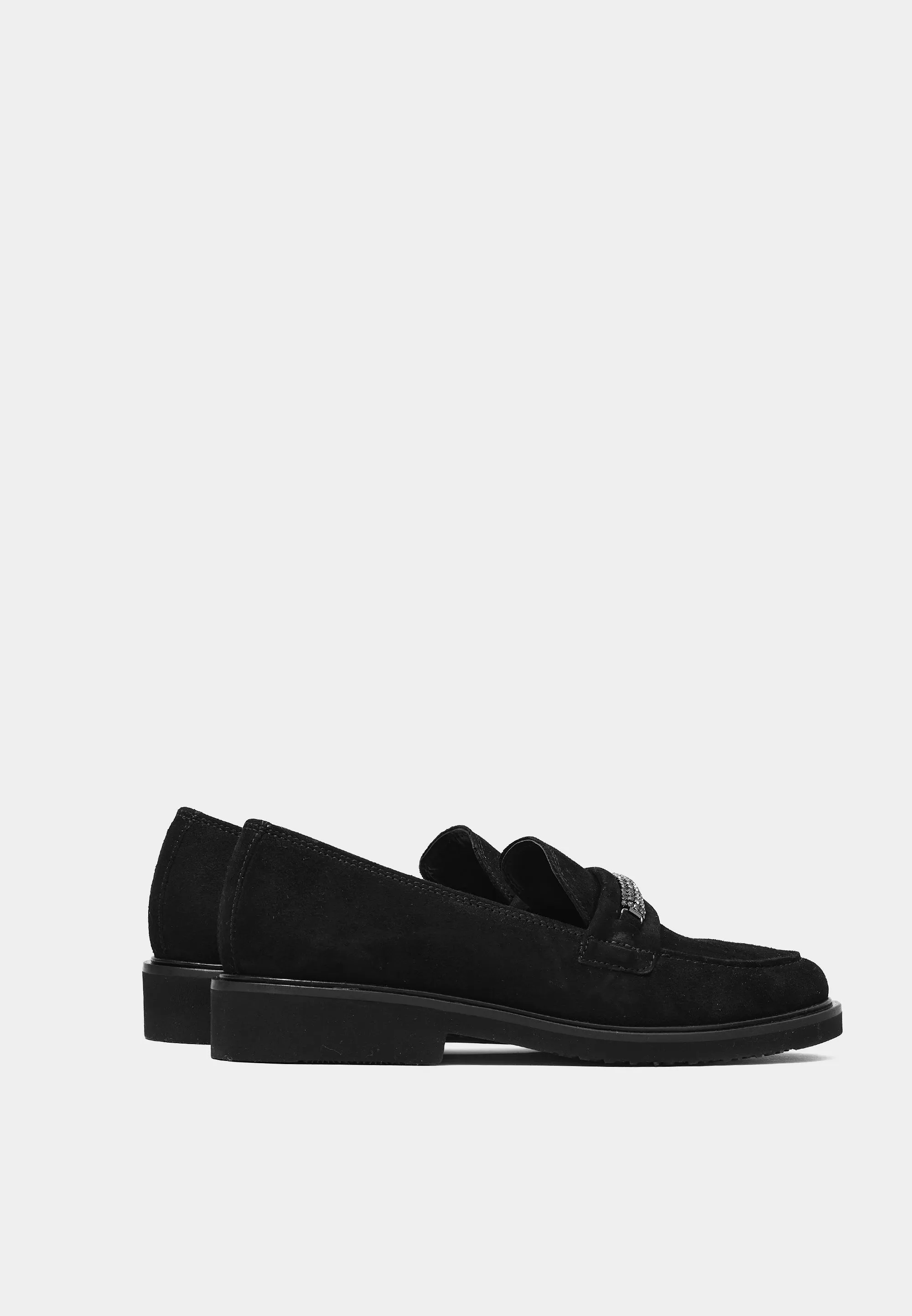 Gabor-Suede  Loafers (LOW) Black Suede