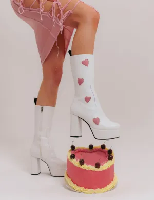 Game Of Love Platform Calf Boots