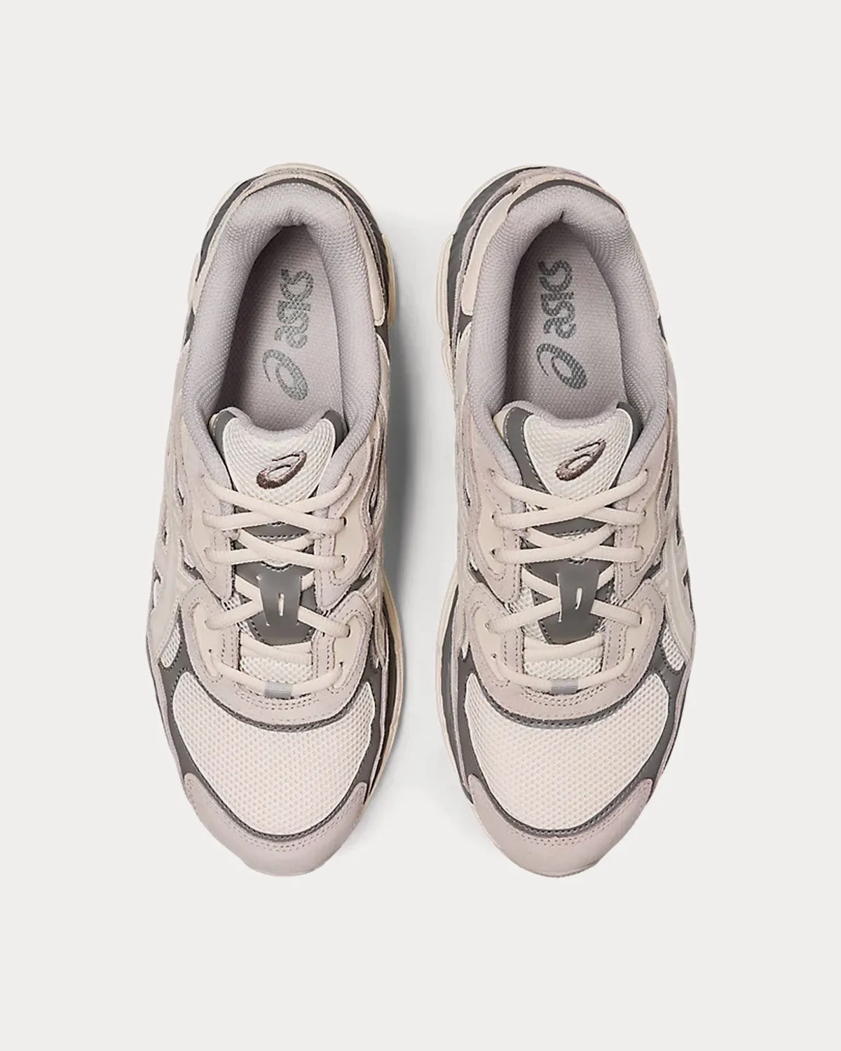 Gel-NYC Cream / Oyster Grey Low Top Sneakers
