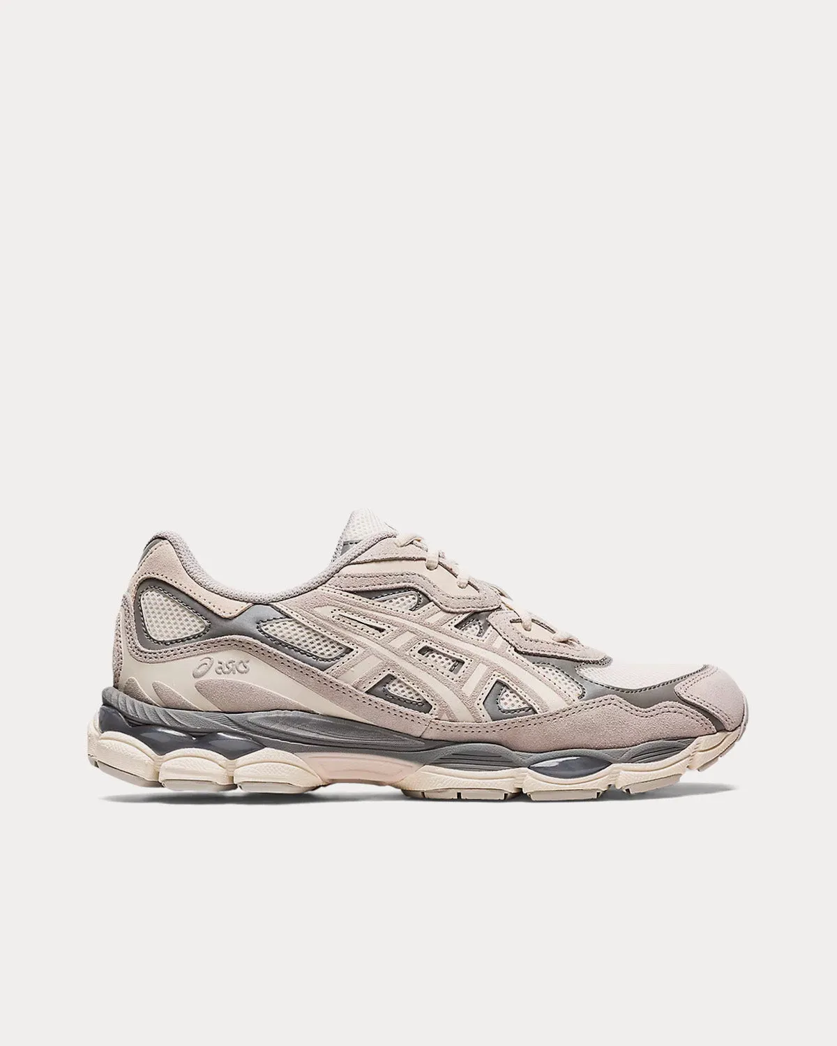 Gel-NYC Cream / Oyster Grey Low Top Sneakers