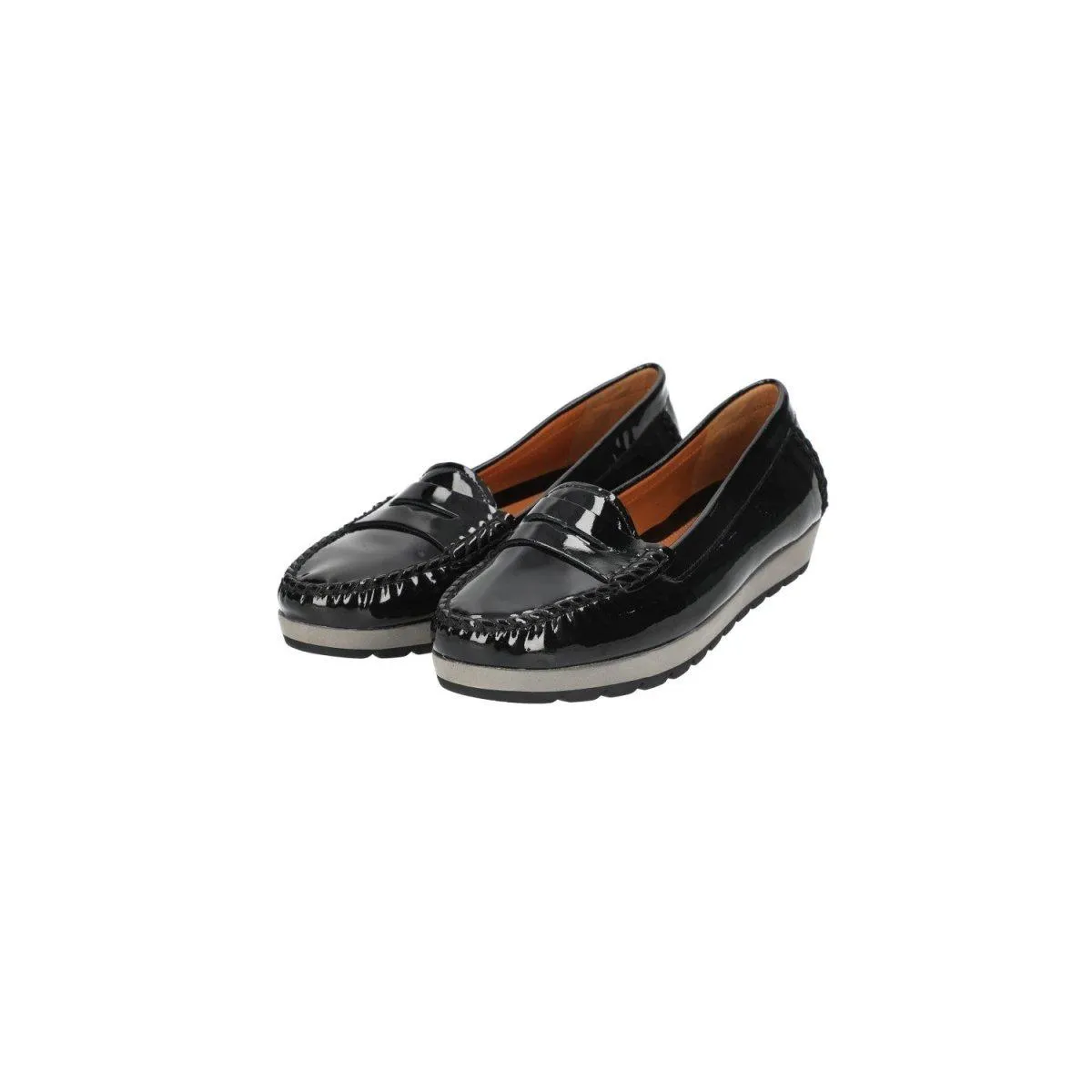 Geox Respira D Sendaloafers Patent Leather Black Colour For Women