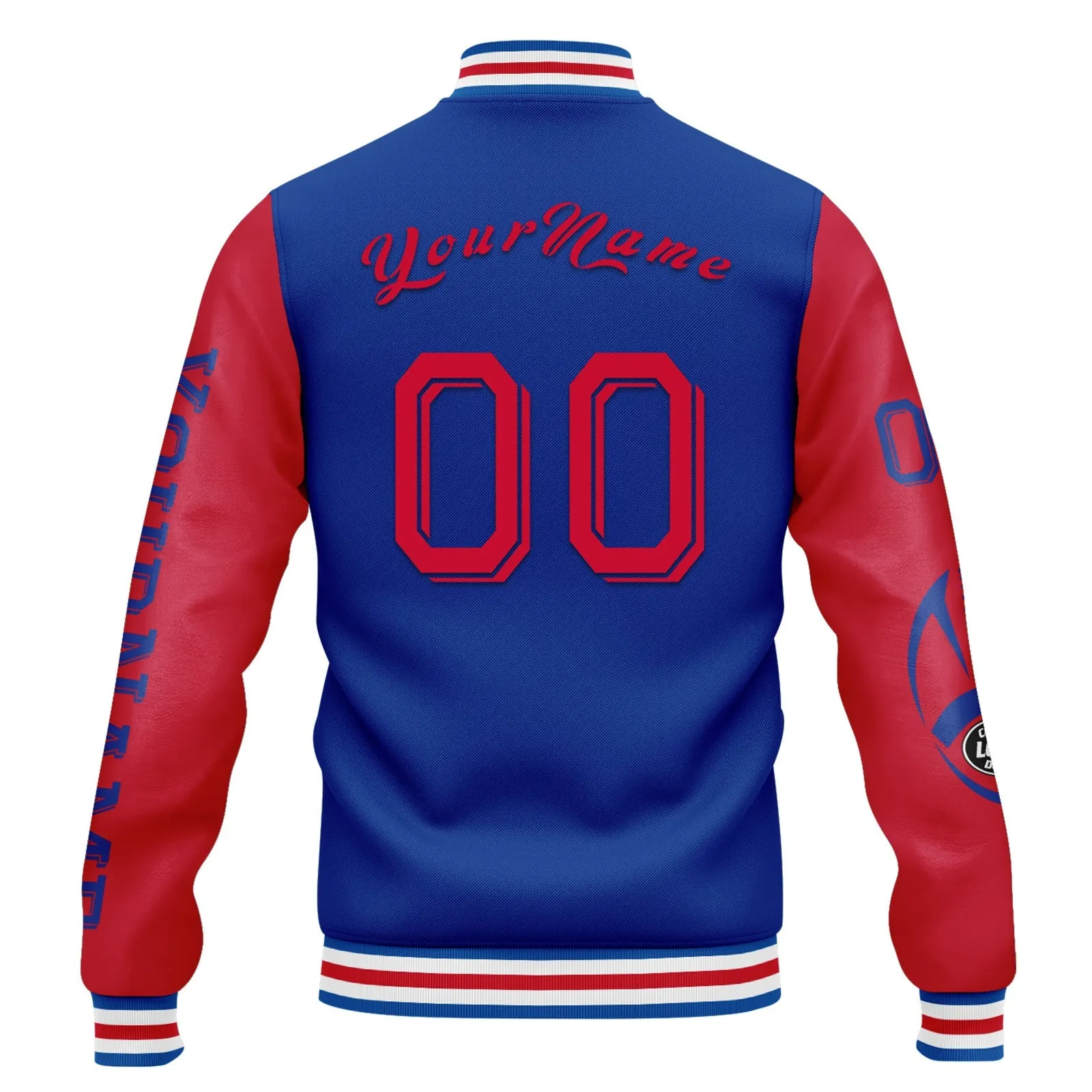 Gift Ideas,Custom Blue Red Buffalo Jacket and Sports Shoes Combo Offer Personalized Combo ZH-D020294-4