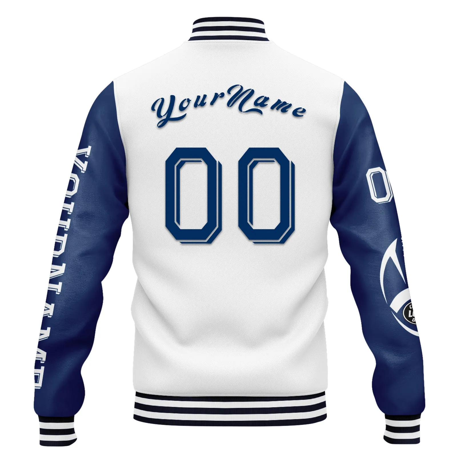 Gift Ideas,Custom White Blue Indianapolis Jacket and Sports Shoes Combo Offer Personalized Combo ZH-D020294-14