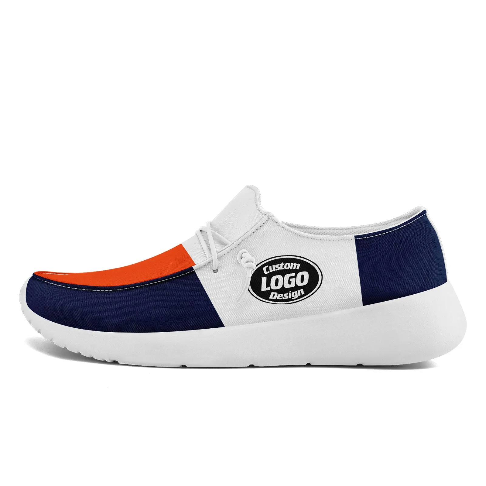 Gift Ideas,Custom White Orange Blue Denver Jacket and Sports Shoes Combo Offer Personalized Combo ZH-D020294-10