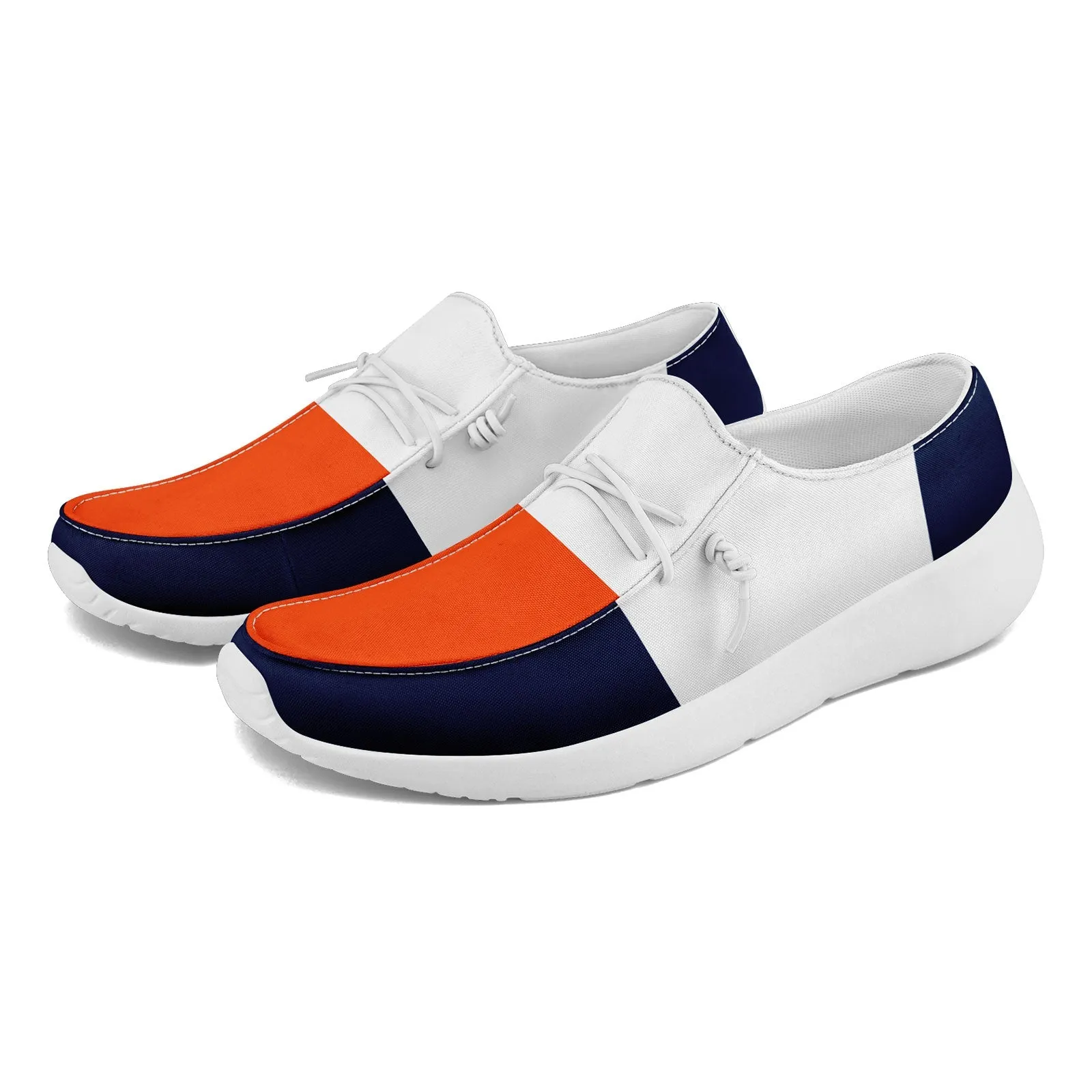 Gift Ideas,Custom White Orange Blue Denver Jacket and Sports Shoes Combo Offer Personalized Combo ZH-D020294-10