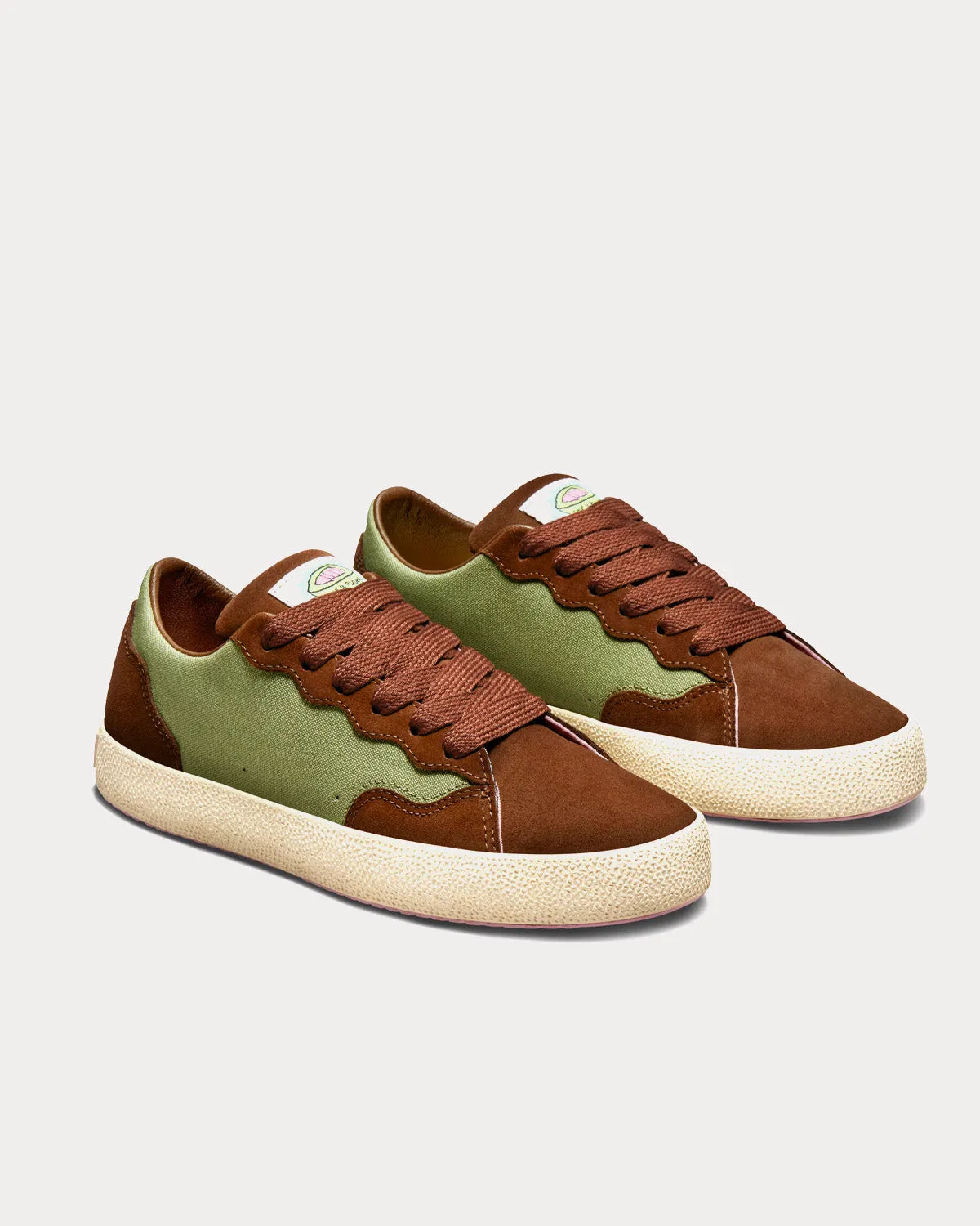 GLF 2.0 Oil Green / Bison / Winter White Low Top Sneakers