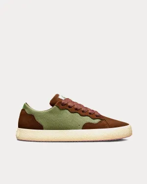GLF 2.0 Oil Green / Bison / Winter White Low Top Sneakers