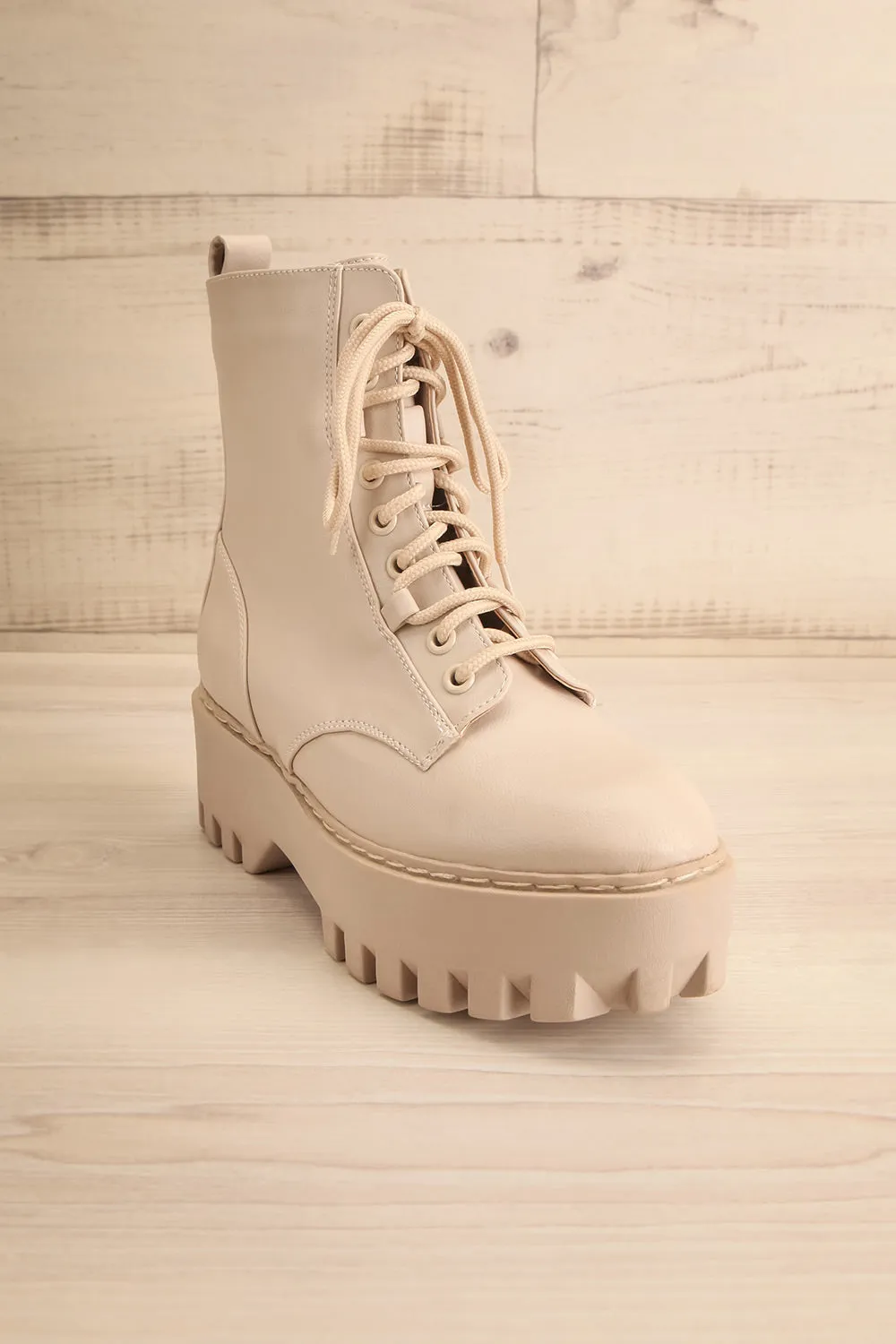 Gorgone | Lace-up Platform Boots