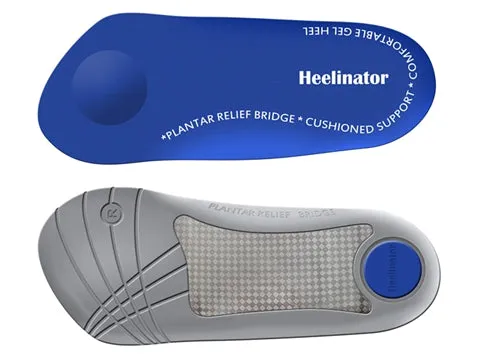 Heelinator - 3/4 Length Heel Pain Orthotic for Plantar Fasciitis and Heel Spurs