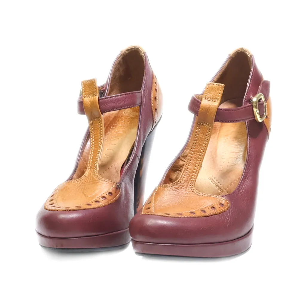 Hispanitas High-Heel Shoes Leather Multicolour Colour For Women
