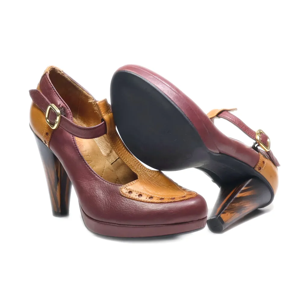 Hispanitas High-Heel Shoes Leather Multicolour Colour For Women