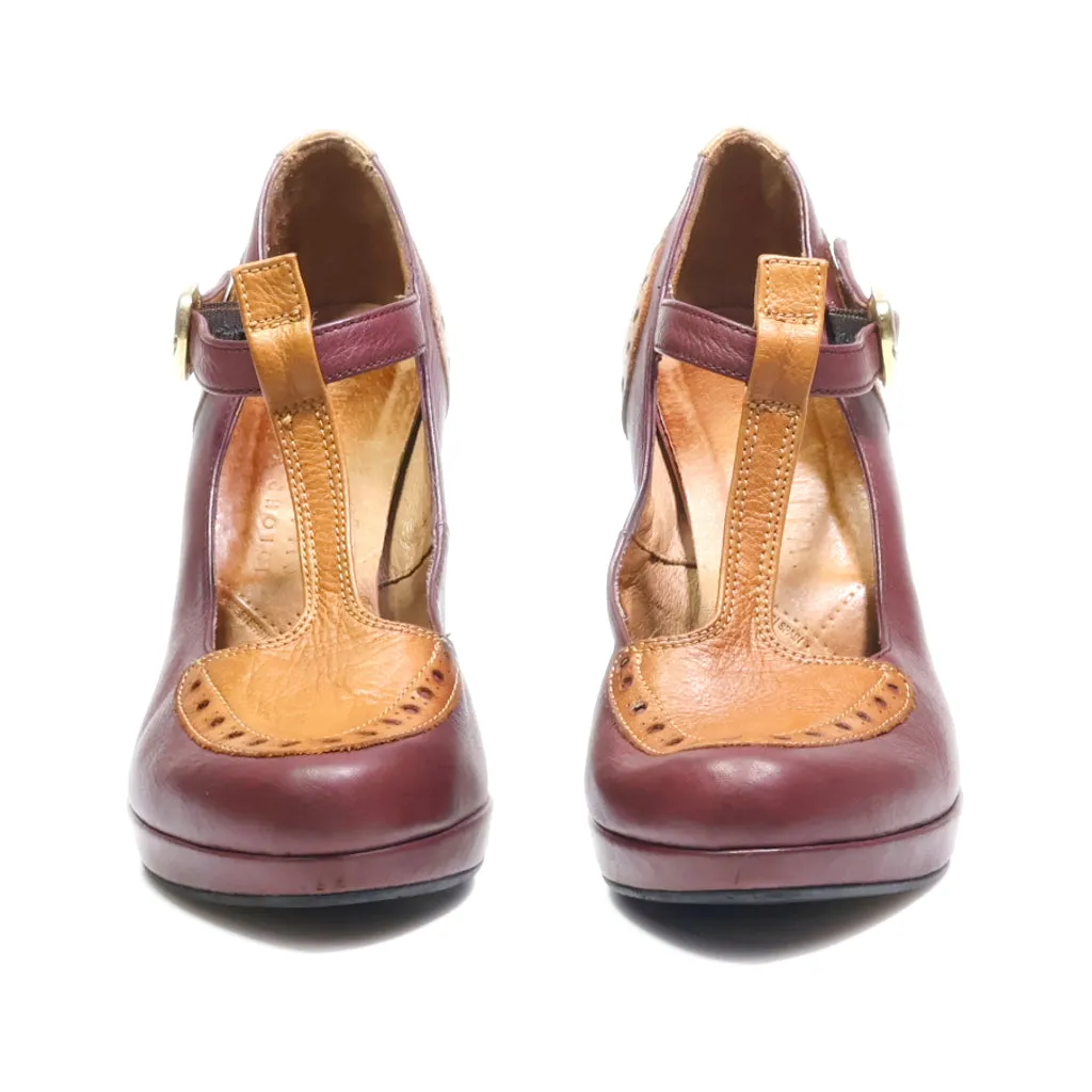 Hispanitas High-Heel Shoes Leather Multicolour Colour For Women