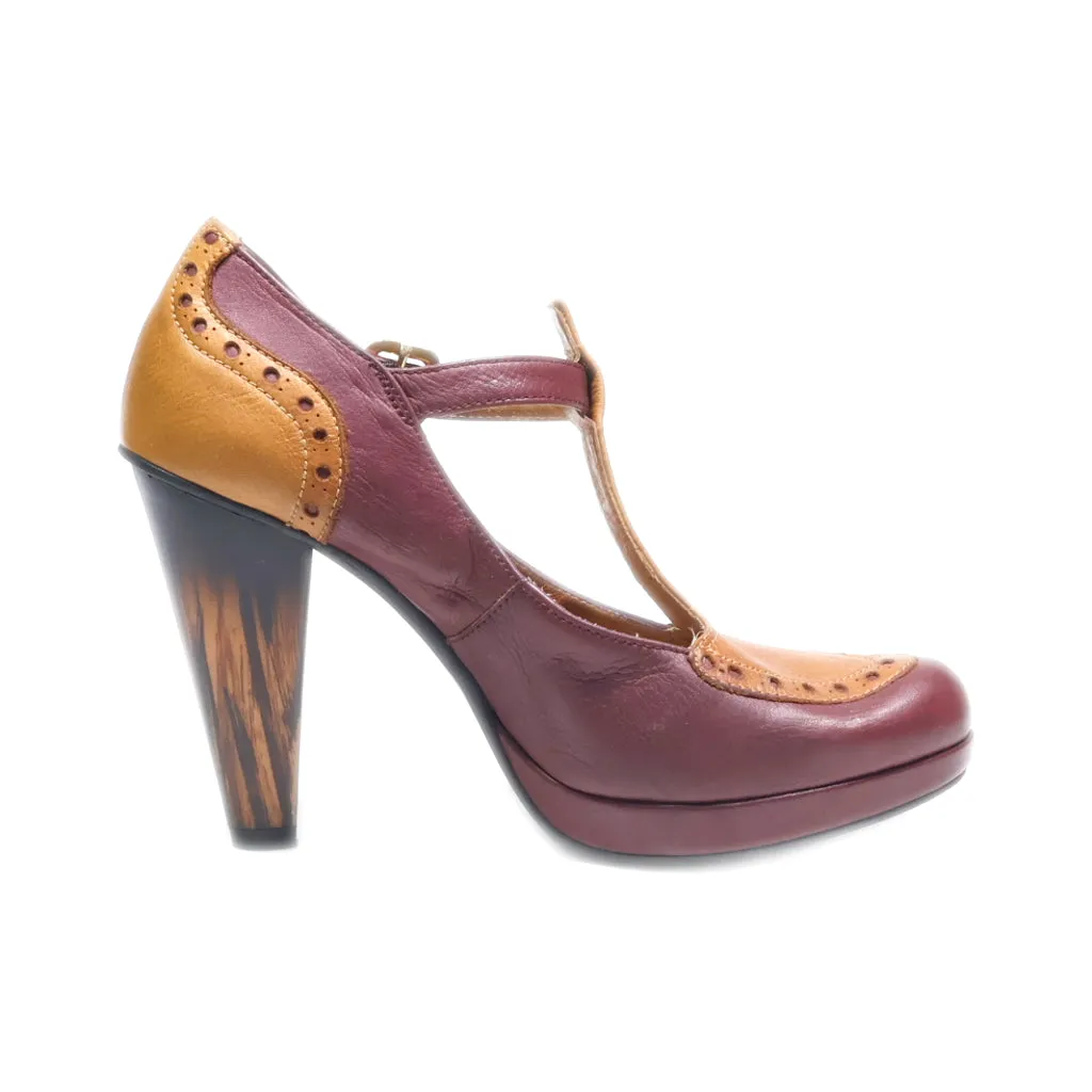 Hispanitas High-Heel Shoes Leather Multicolour Colour For Women