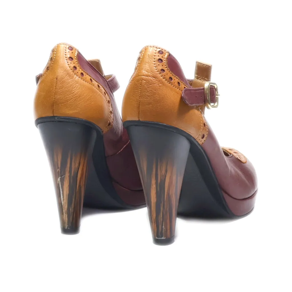 Hispanitas High-Heel Shoes Leather Multicolour Colour For Women