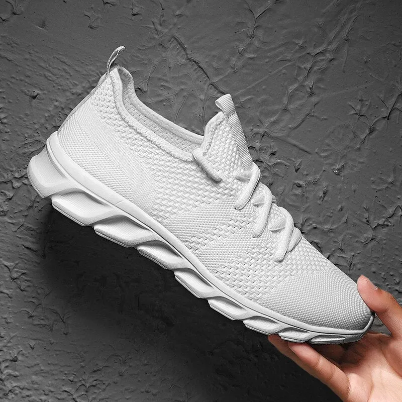 Hnzxzm 2022 Trend men's casual shoes light sneaker white large size outdoor breathable mesh fashion sports black running tennis shoes