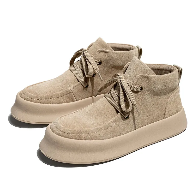 Hnzxzm Men Shoes fashion Sneakers Men Sports Shoes high top Leisure trend Shoe lace up Casual Flats Leisure Motorcycle Driving shoes