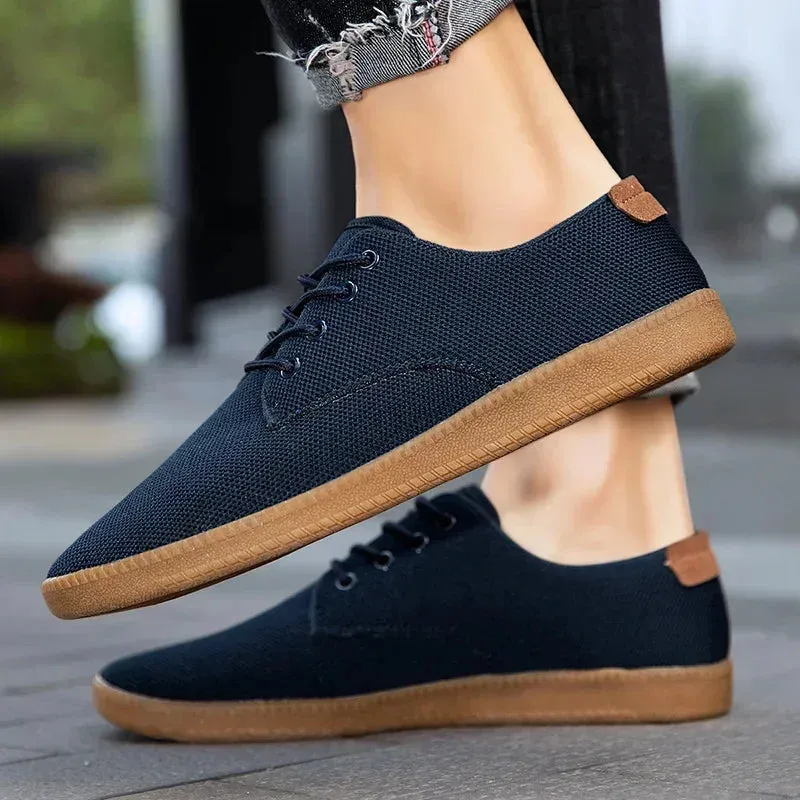 Hnzxzm Minimalist Barefoot Shoes Breathable Wide Toe Shoe Men's Sneakers Outdoor Anti Slip Walking Footwear