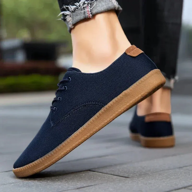 Hnzxzm Minimalist Barefoot Shoes Breathable Wide Toe Shoe Men's Sneakers Outdoor Anti Slip Walking Footwear