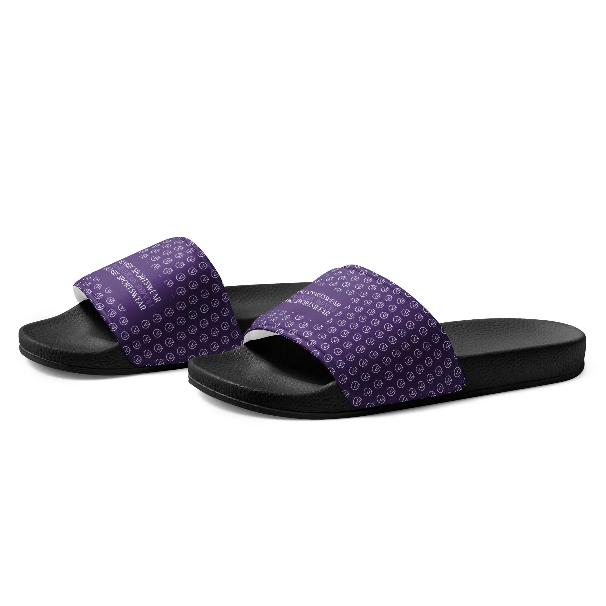 Humble Sportswear™ Men’s Pure Purple Slides Sandals