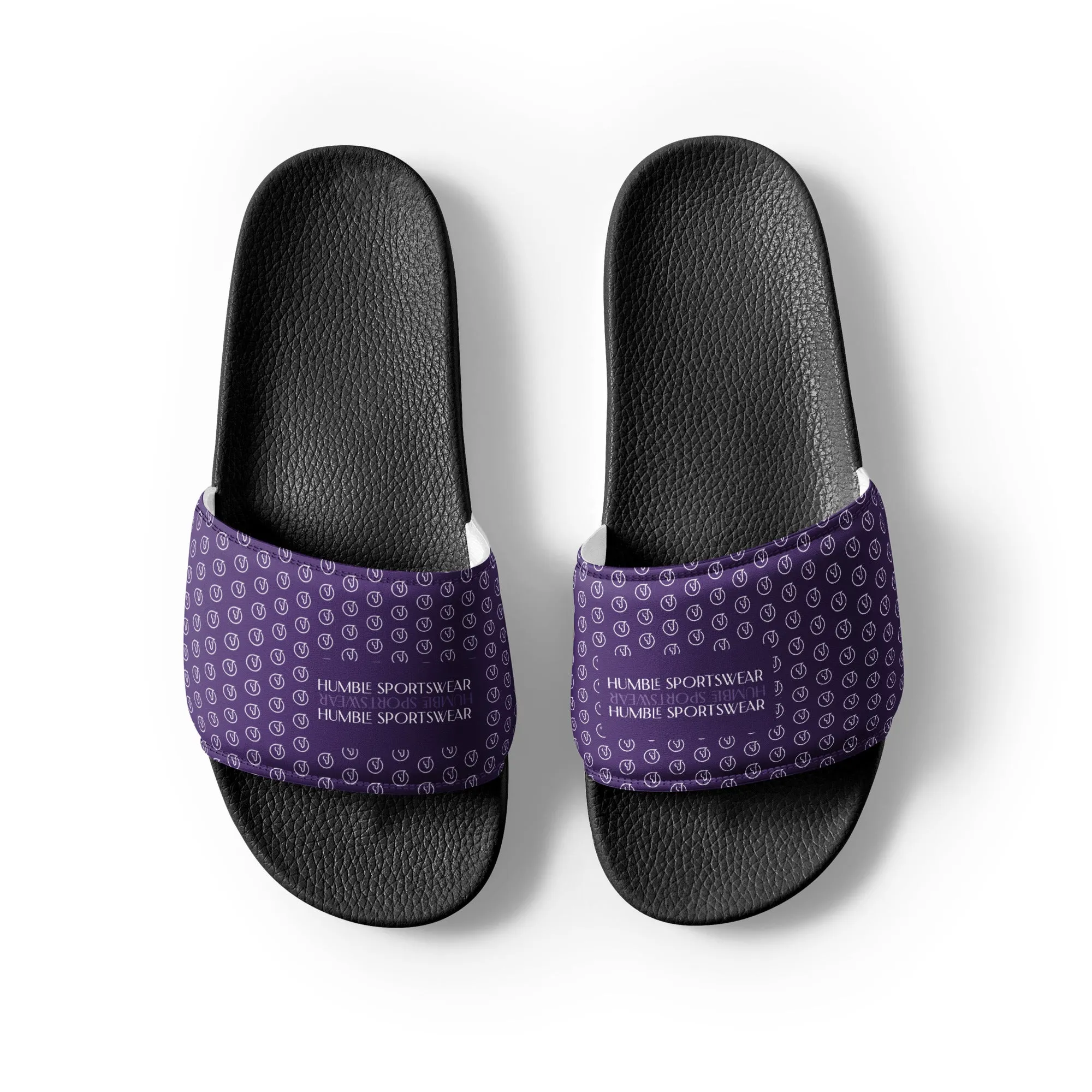 Humble Sportswear™ Men’s Pure Purple Slides Sandals