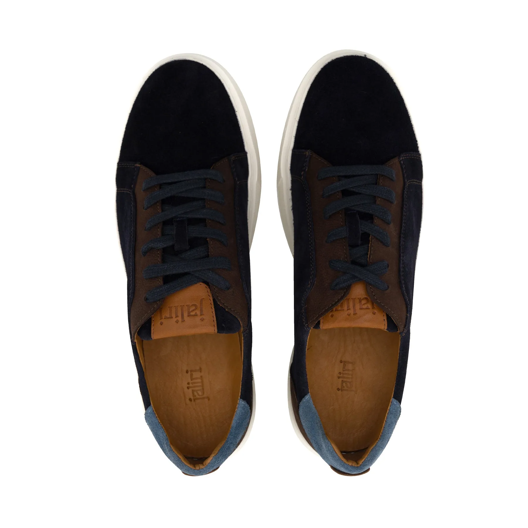 Icarus Navy Blue Suede Sneaker