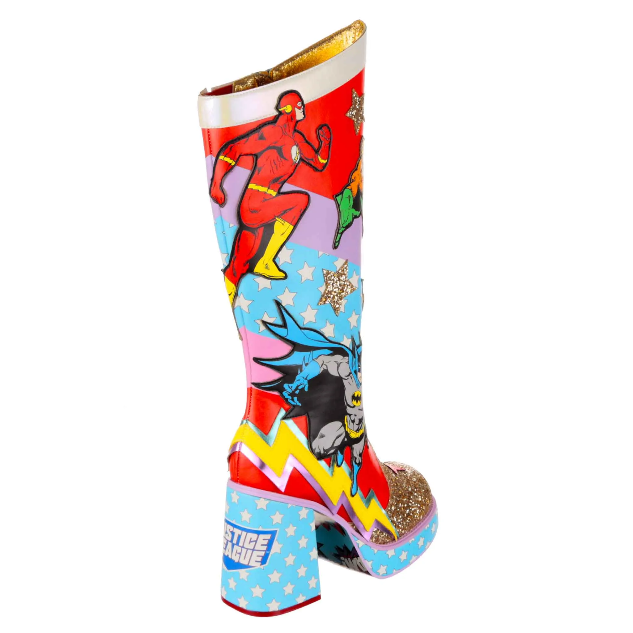 Irregular Choice Womens Justice League Team Up Tall Boots
