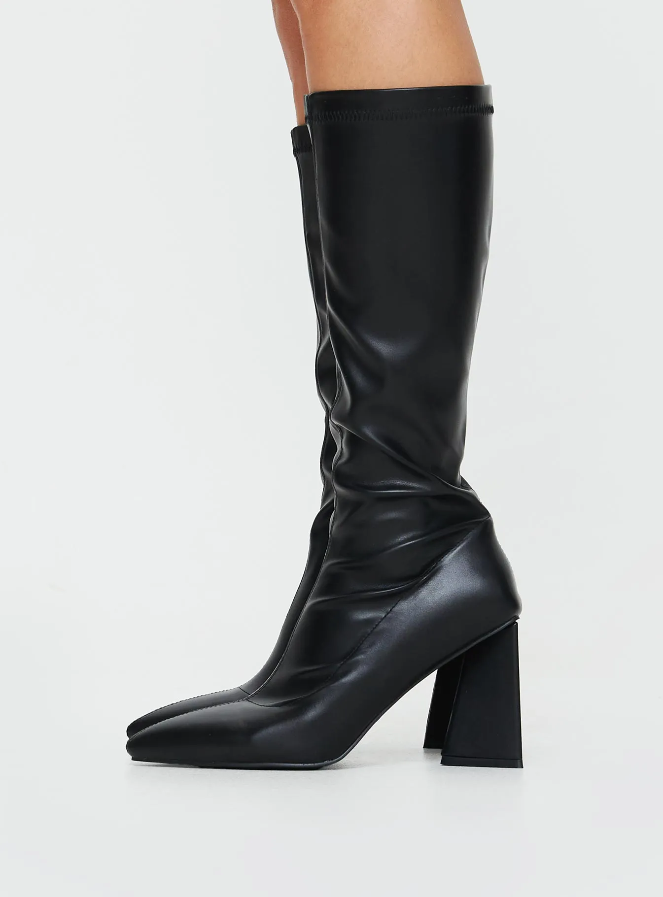 Joskaa Vibe Knee High Boots Black