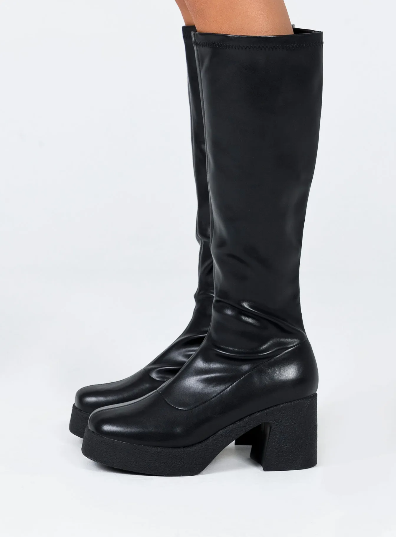 Joskaa Westcott Knee High Boots Black