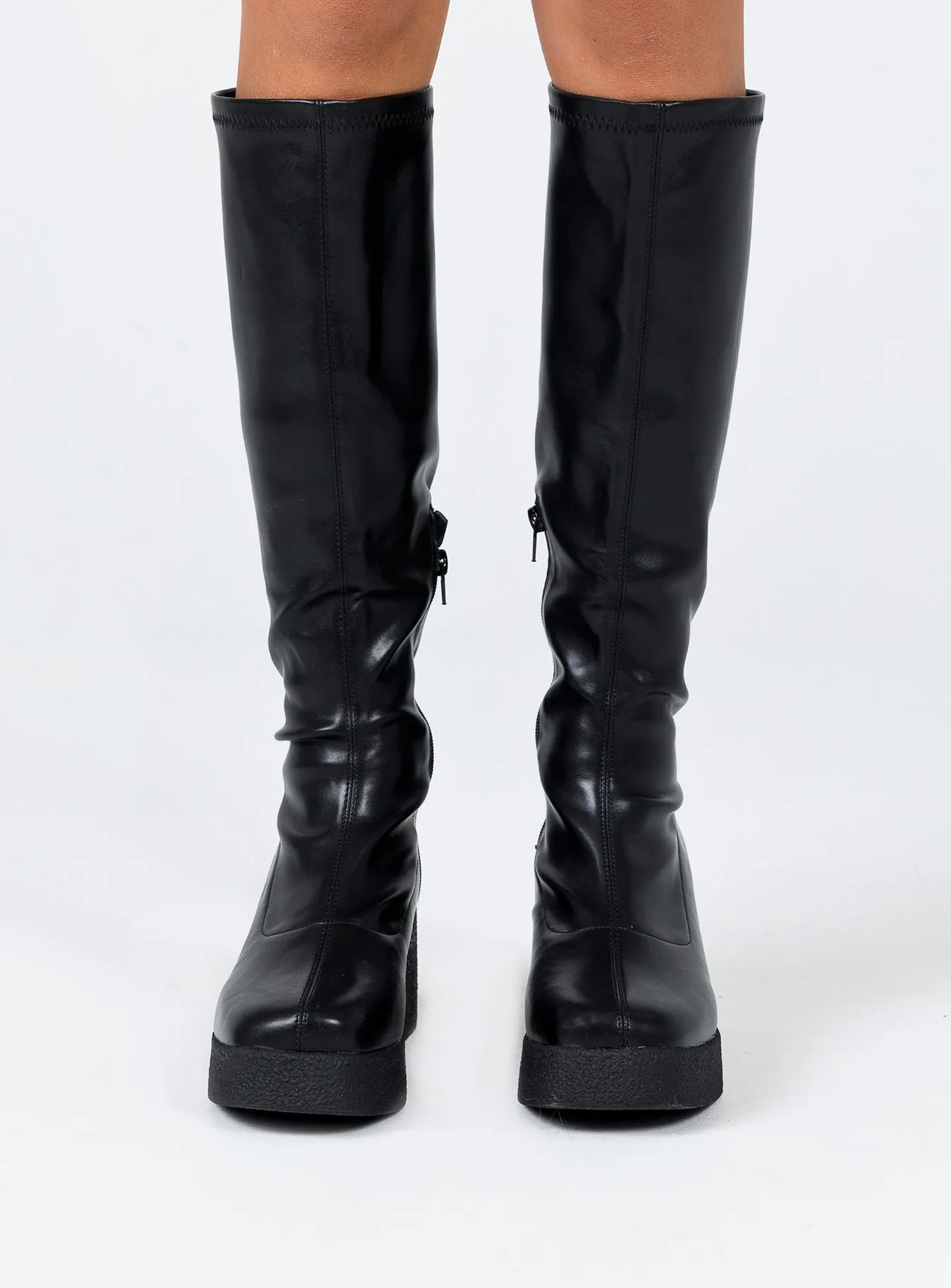Joskaa Westcott Knee High Boots Black