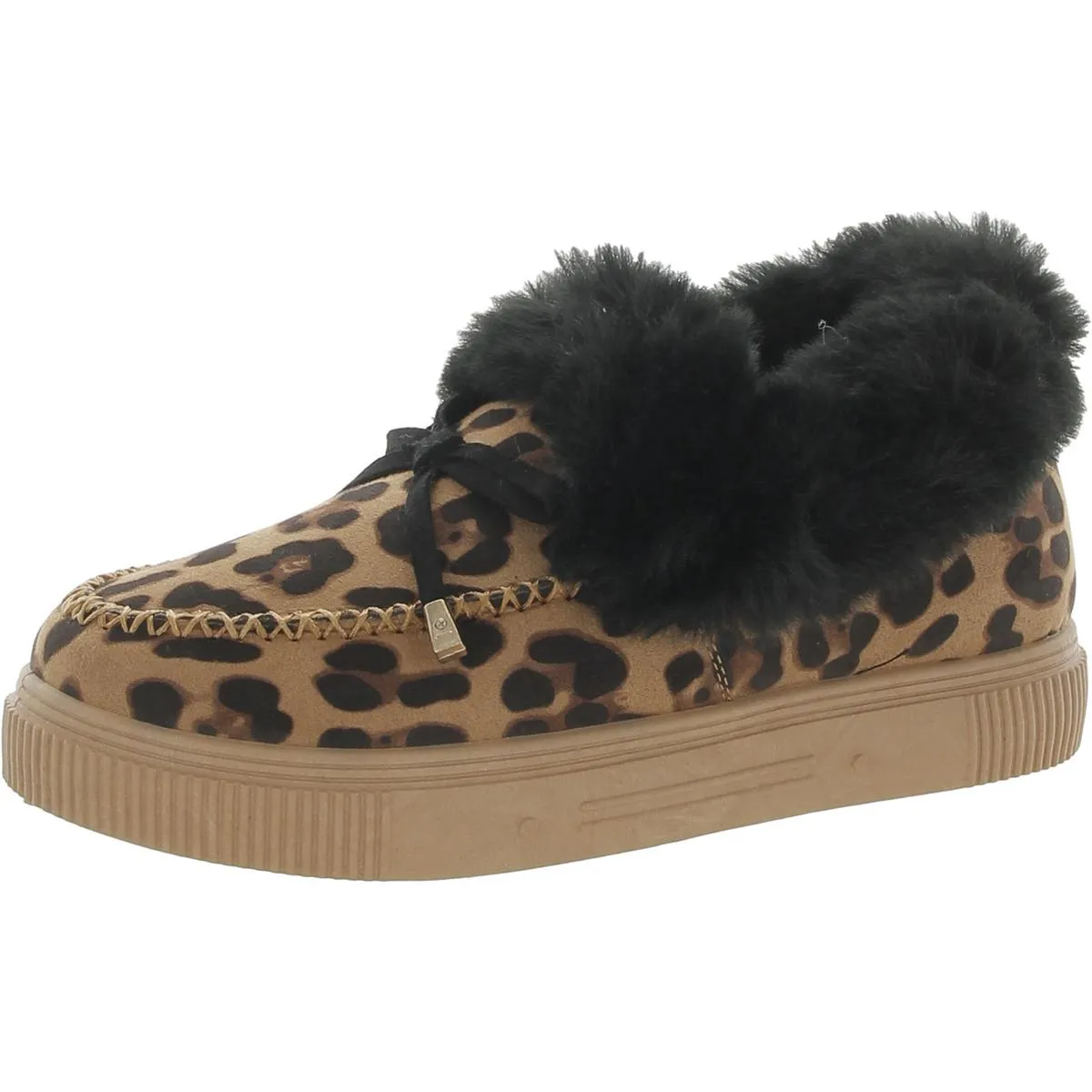 Journee Collection Womens Midnight Faux Suede Moccasins