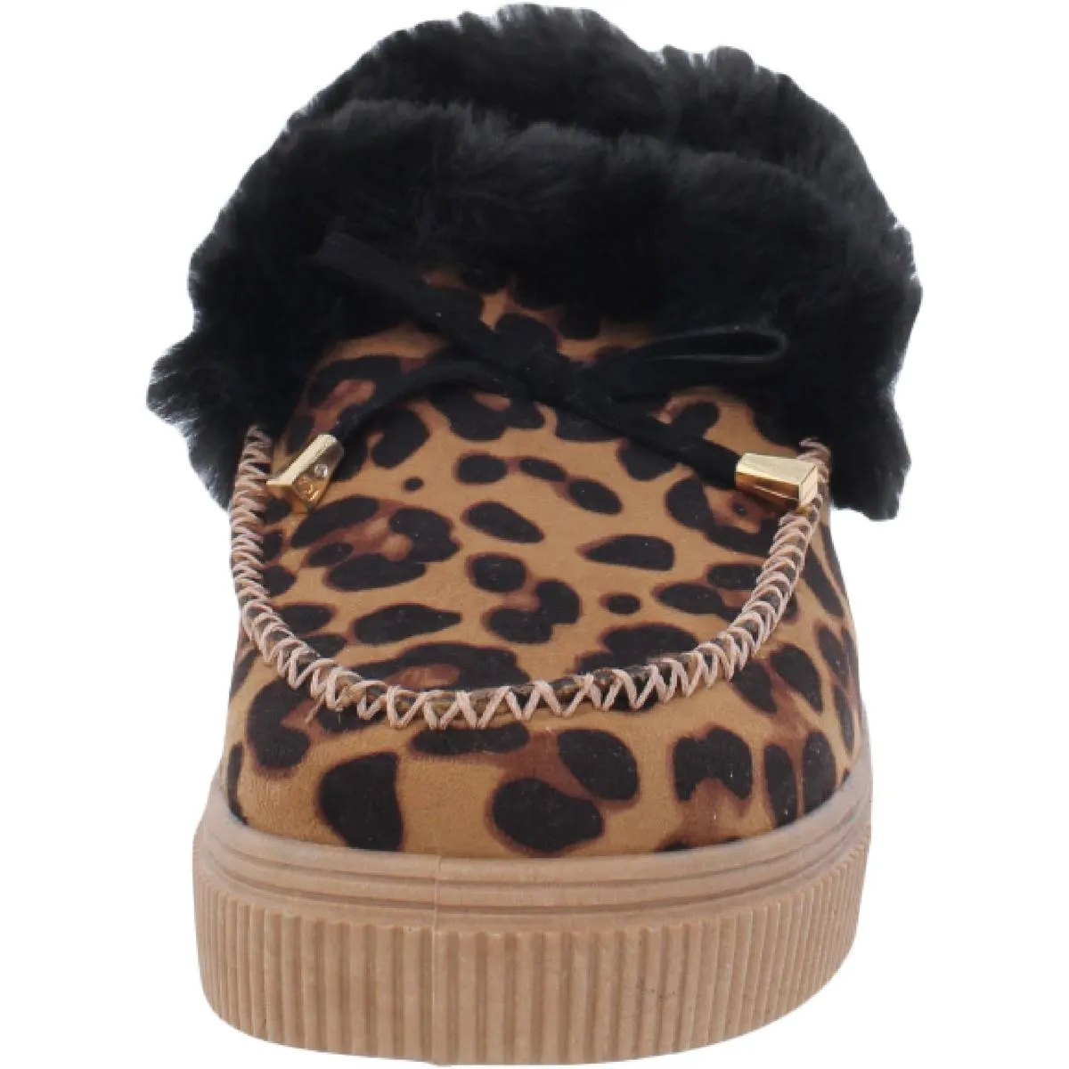 Journee Collection Womens Midnight Faux Suede Moccasins