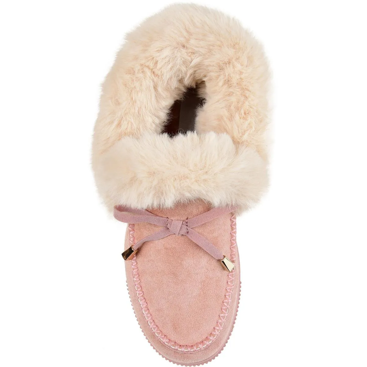 Journee Collection Womens Midnight Faux Suede Moccasins