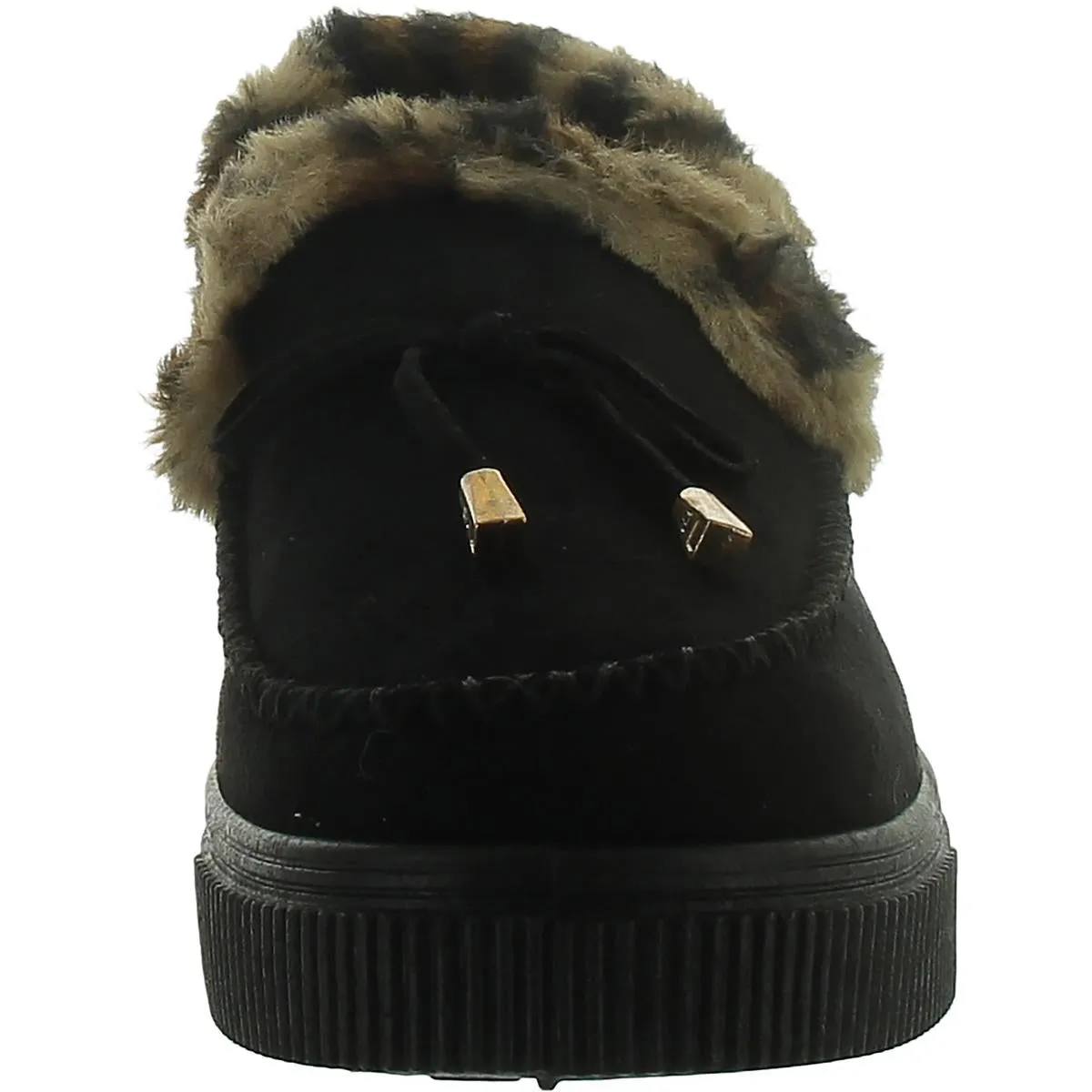 Journee Collection Womens Midnight Faux Suede Moccasins
