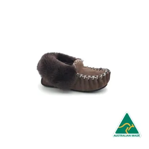 Kid's Chocolate Moccasins