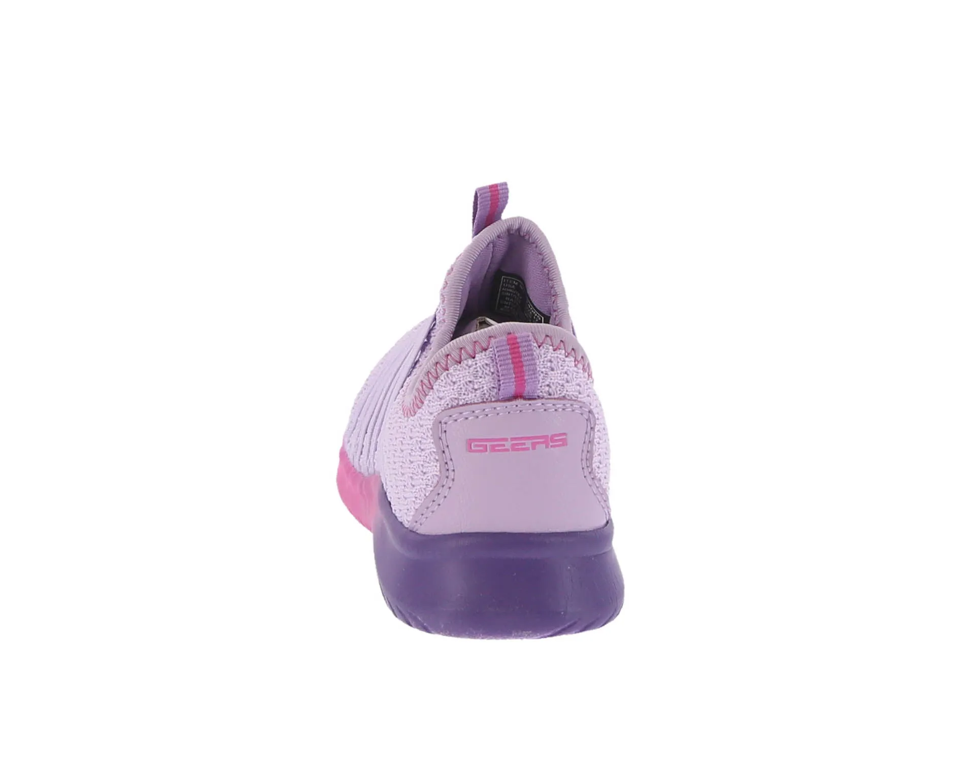 KID'S SHOES PURPLE/FUCHSIA FABRIC TENNIS SNEAKERS 24005K