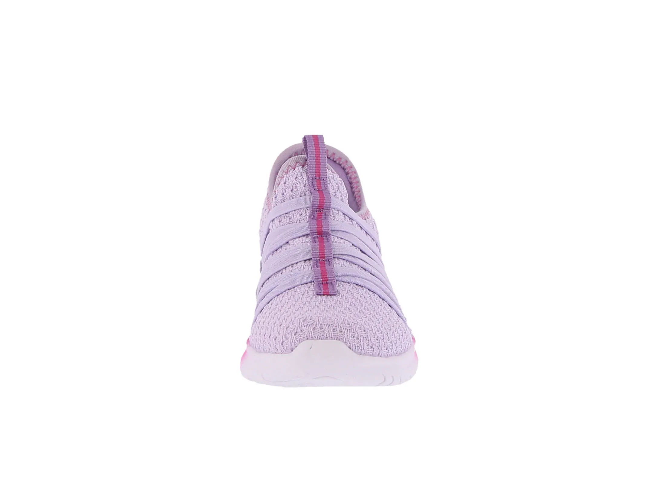 KID'S SHOES PURPLE/FUCHSIA FABRIC TENNIS SNEAKERS 24005K