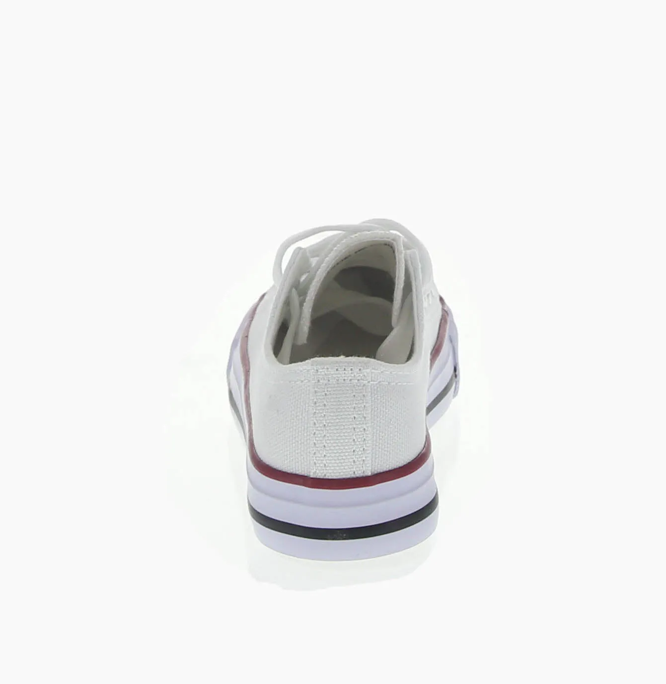 KID'S SHOES WHITE/RED TENNIS SNEAKERS YB-49884K