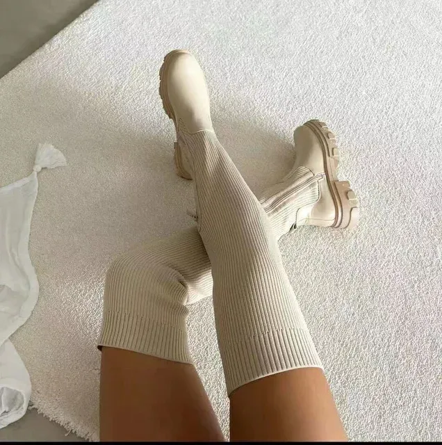 Knee High Sock Boots