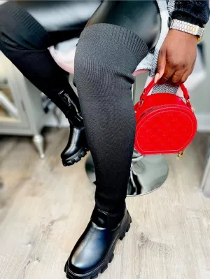 Knee High Sock Boots