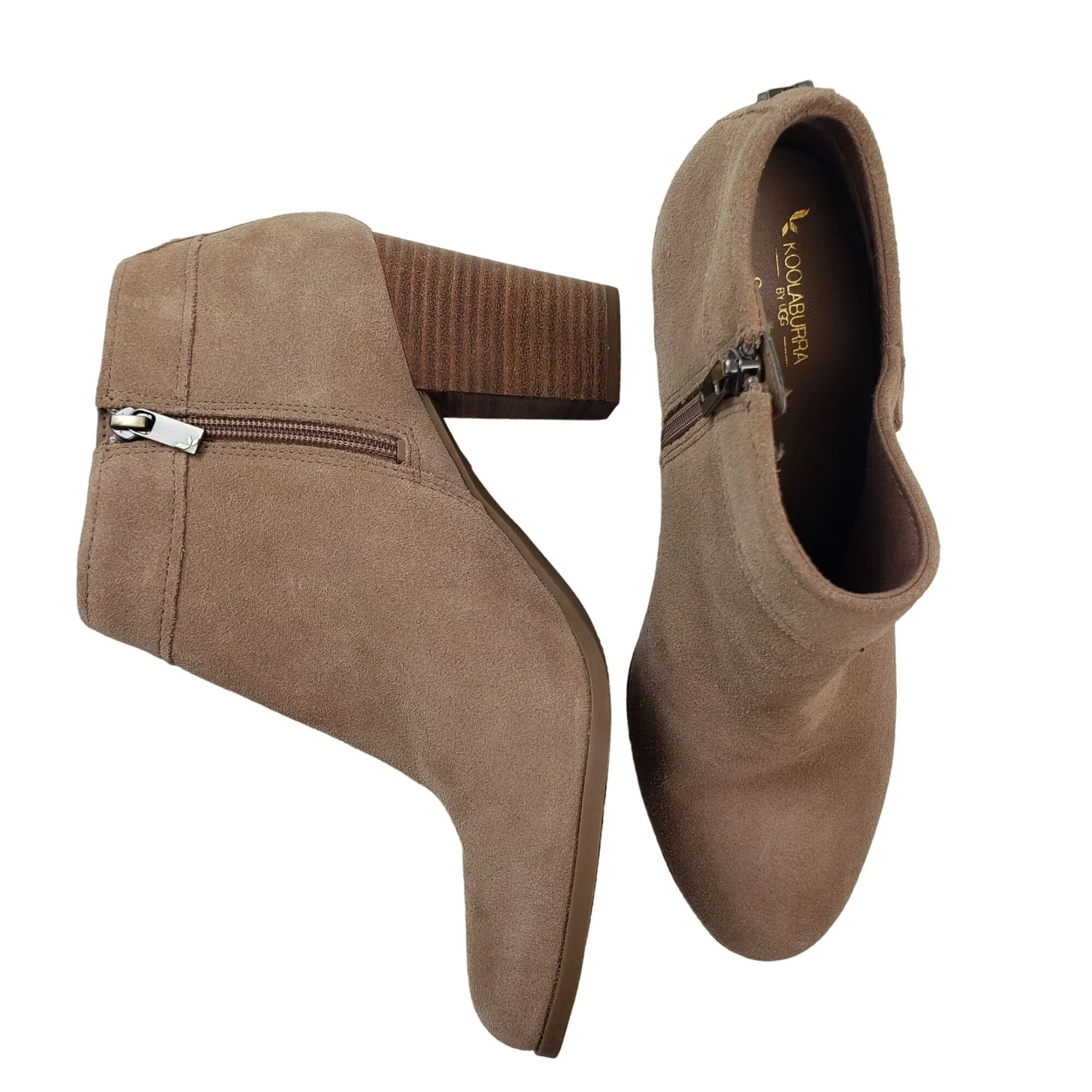 Koolaburra by UGG Nacie Suede Leather Bootie Shoes Size 11